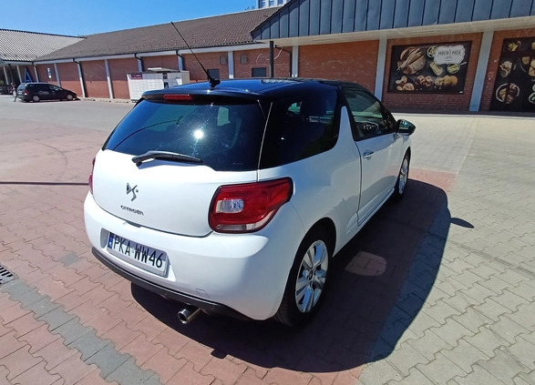 Citroen DS3 cena 20000 przebieg: 93300, rok produkcji 2010 z Kutno małe 67